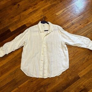 Ozma Of California Vija linen shirt size XS